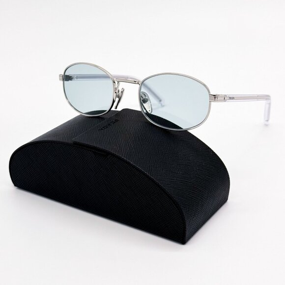 NEW PRADA SUNGLASSES PRB53S 1BC40N PRADA SPRB53 1BC40N EYEWEAR PRADA PR B53S - Picture 1 of 9